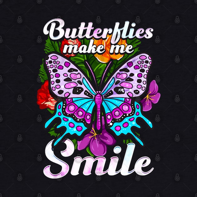 Butterflies Make Me Smile Cute Butterfly by E